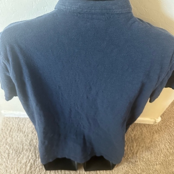 Men’s used Lucky Brand polo blue shirt button size XL - Picture 6 of 6